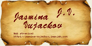 Jasmina Vujackov vizit kartica